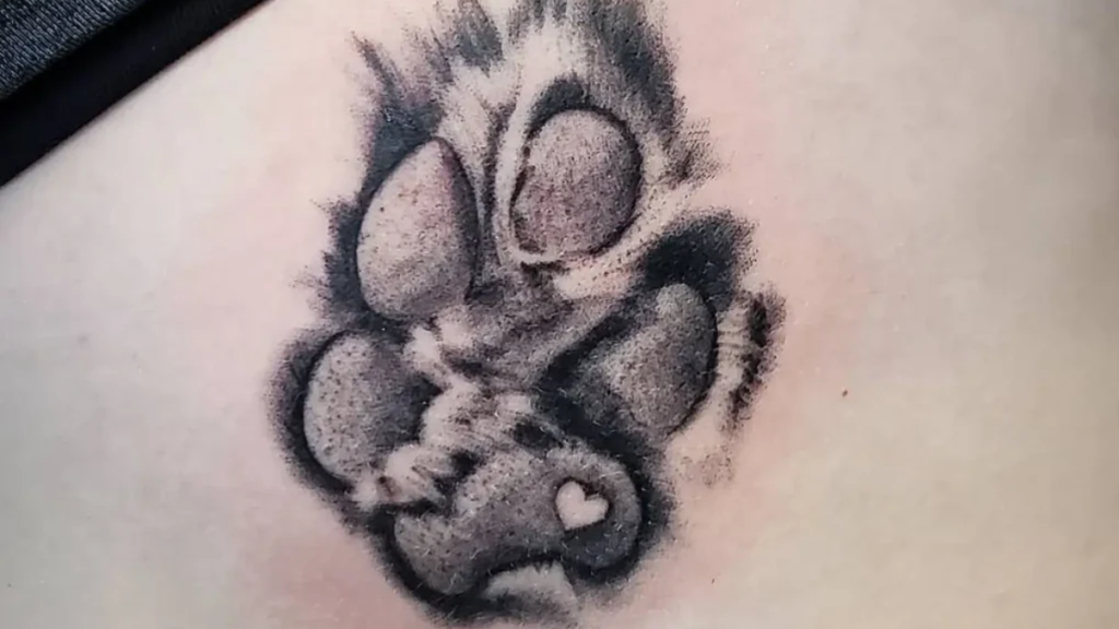 What does the Paw tattoo mean?