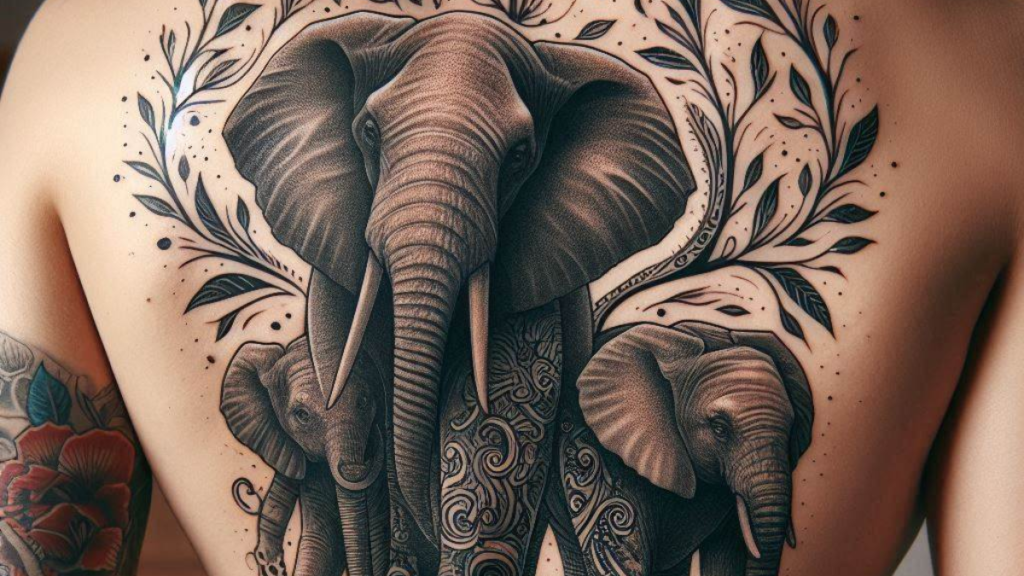 Elephant Family Tattoo Meaning!