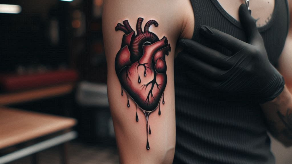 Crying Heart Tattoo Meaning