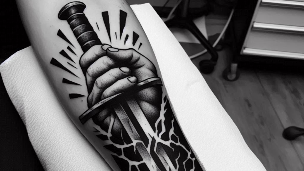 Broken Sword Tattoo Meaning