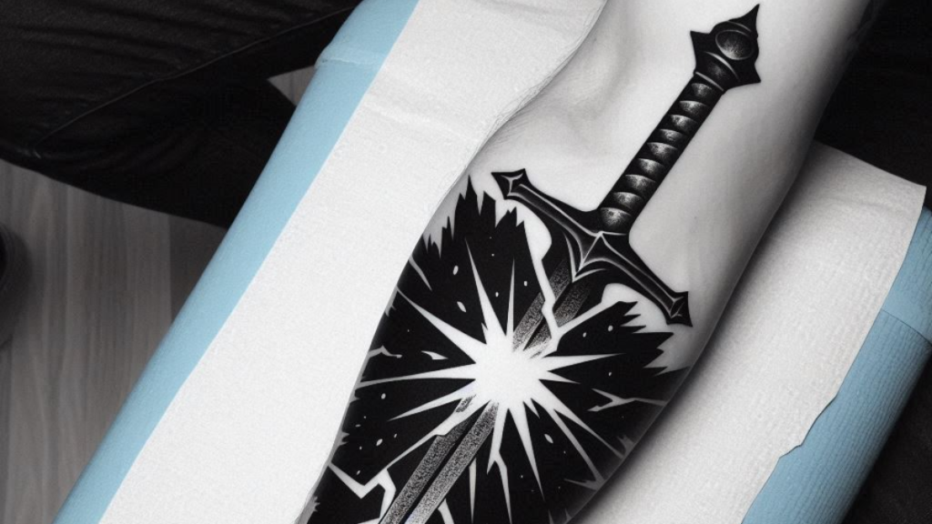 Broken Sword Tattoo Meaning