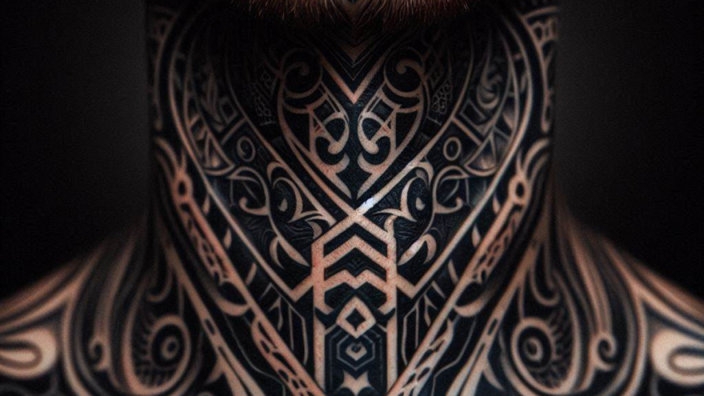 throat tattoo ideas for men