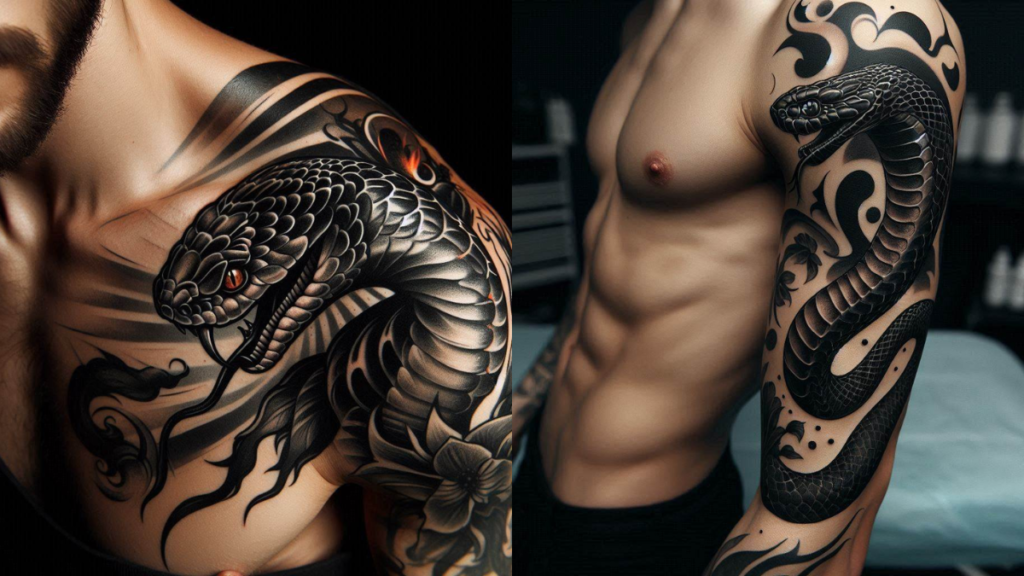 snake tattoo ideas for men