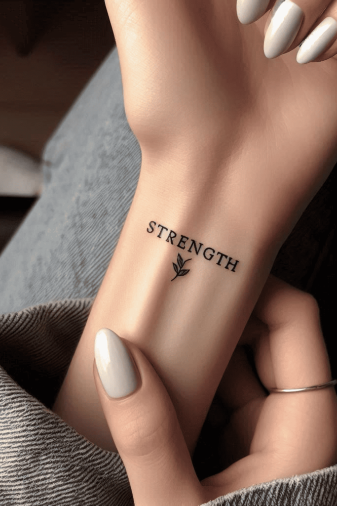 Single word tattoo ideas