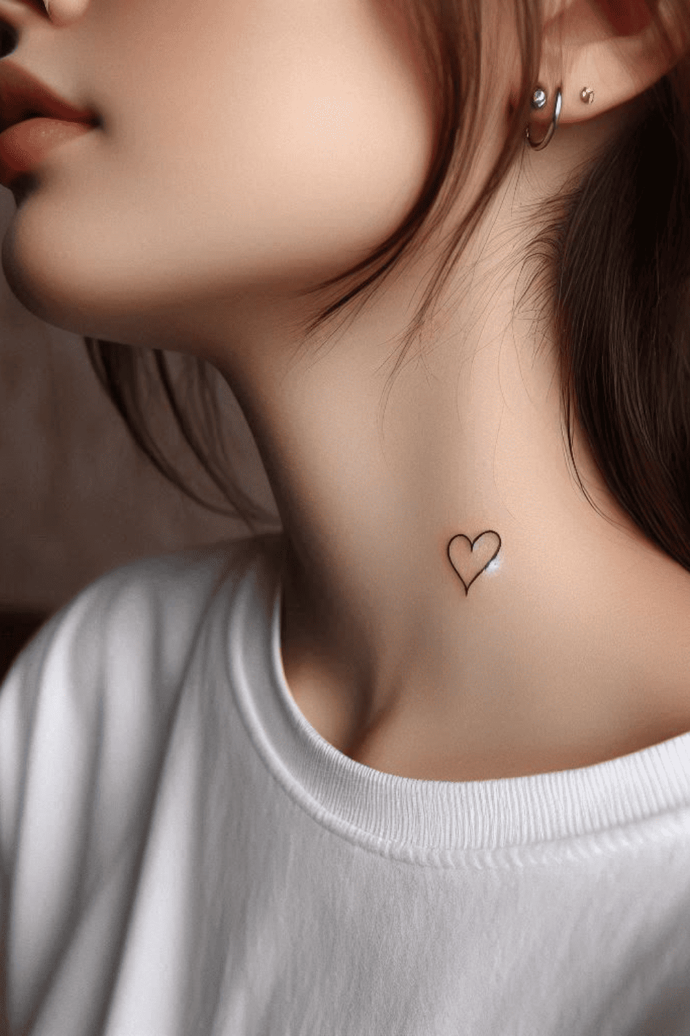 10 Simple Small Neck Tattoo Ideas for Women! - tattoopassionate.blog