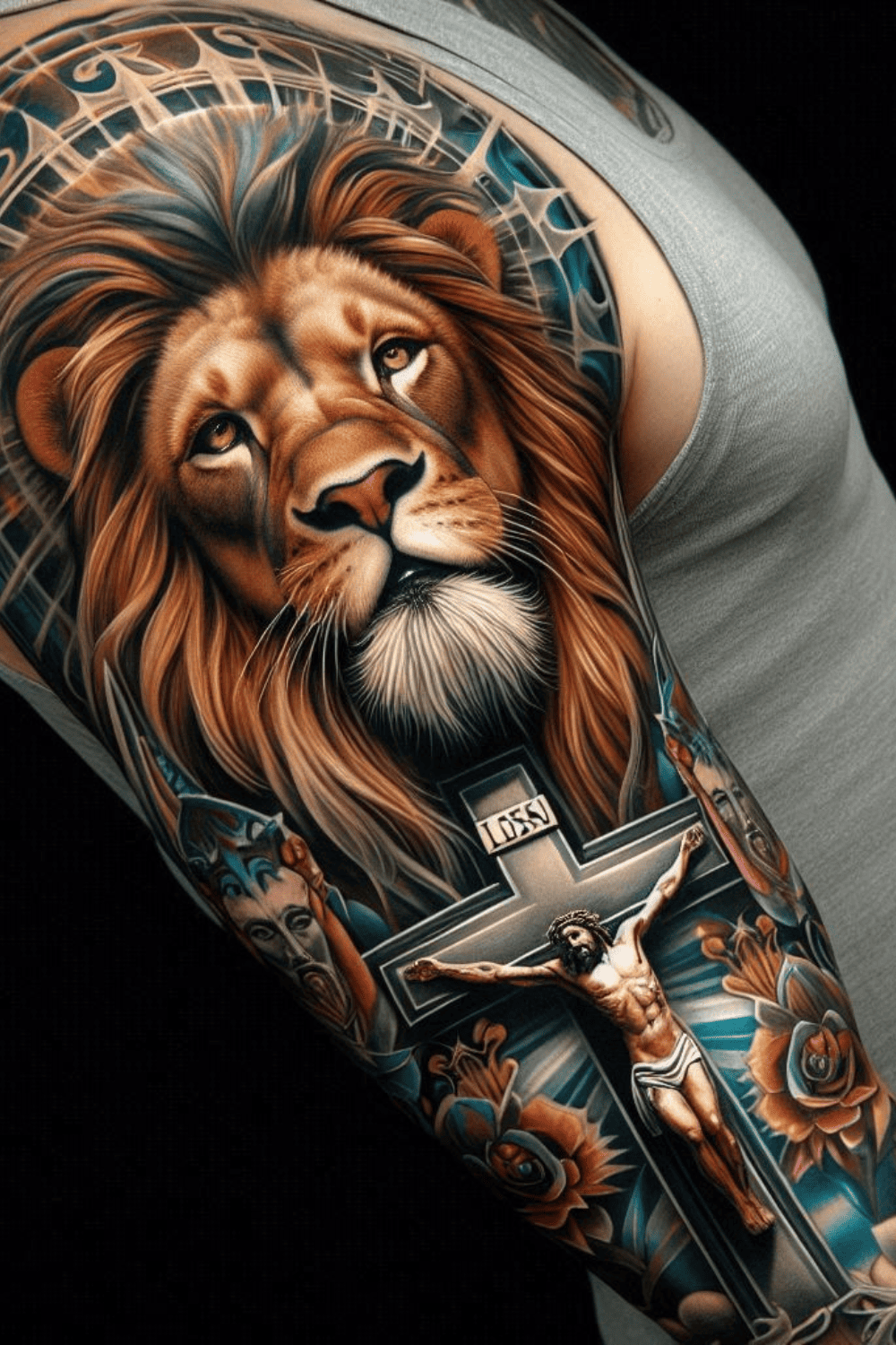 9 Mind Blowing Jesus Sleeve Tattoo Ideas! - tattoopassionate.blog