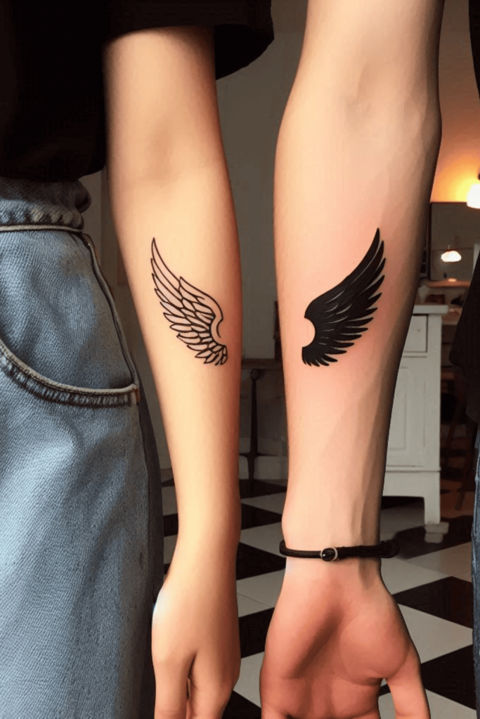 small tattoos for couples
