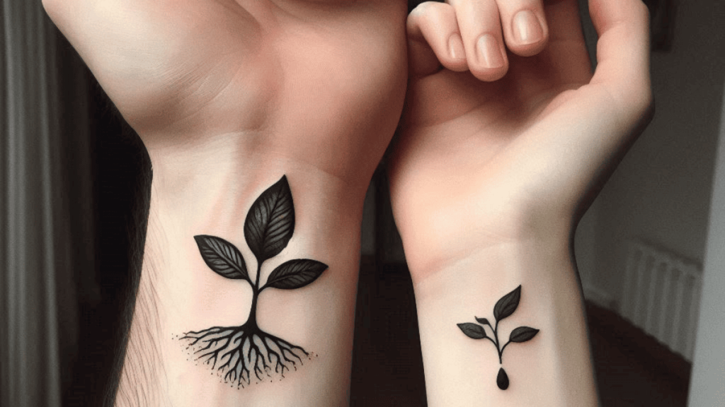 dad and daughters tattoo ideas