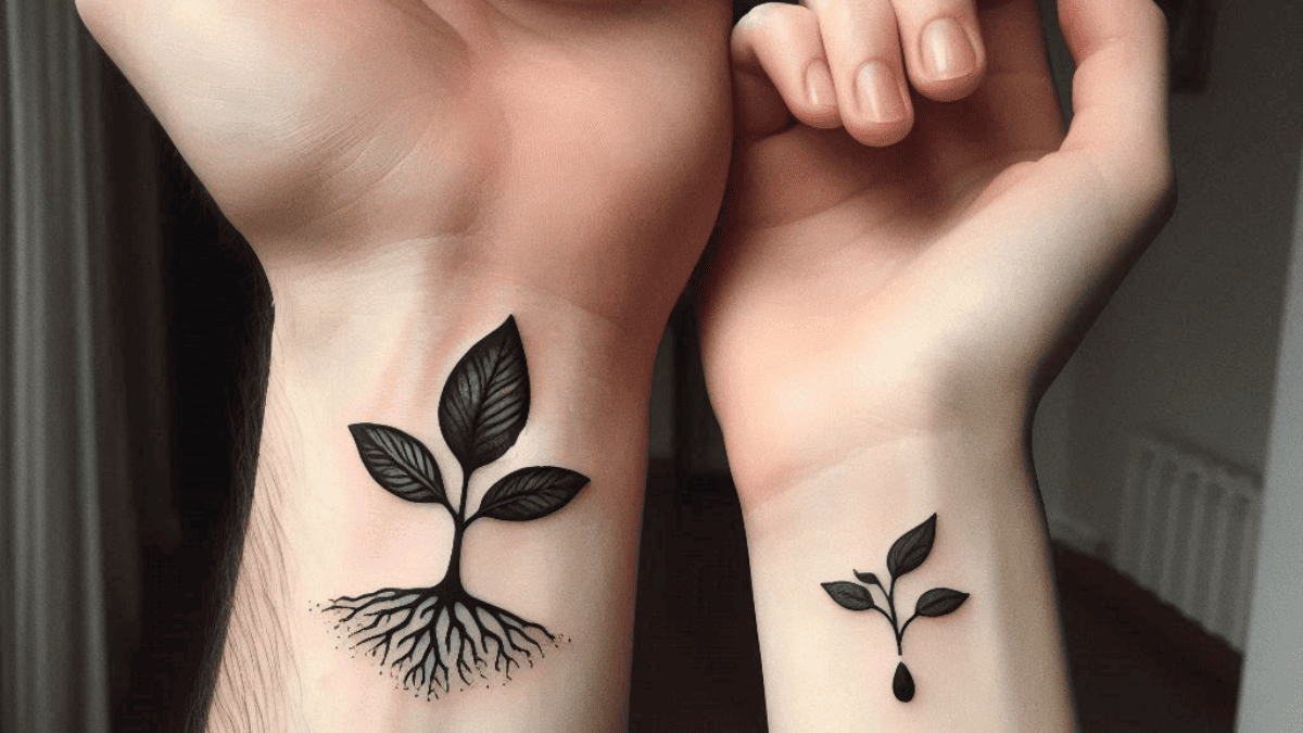 dad and daughters tattoo ideas
