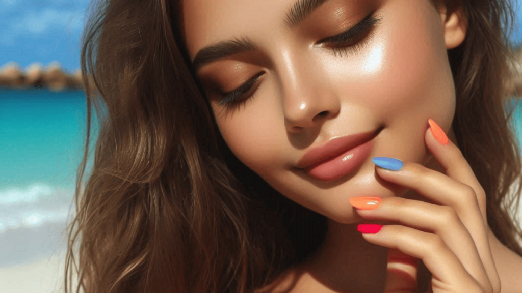 bright summer nails