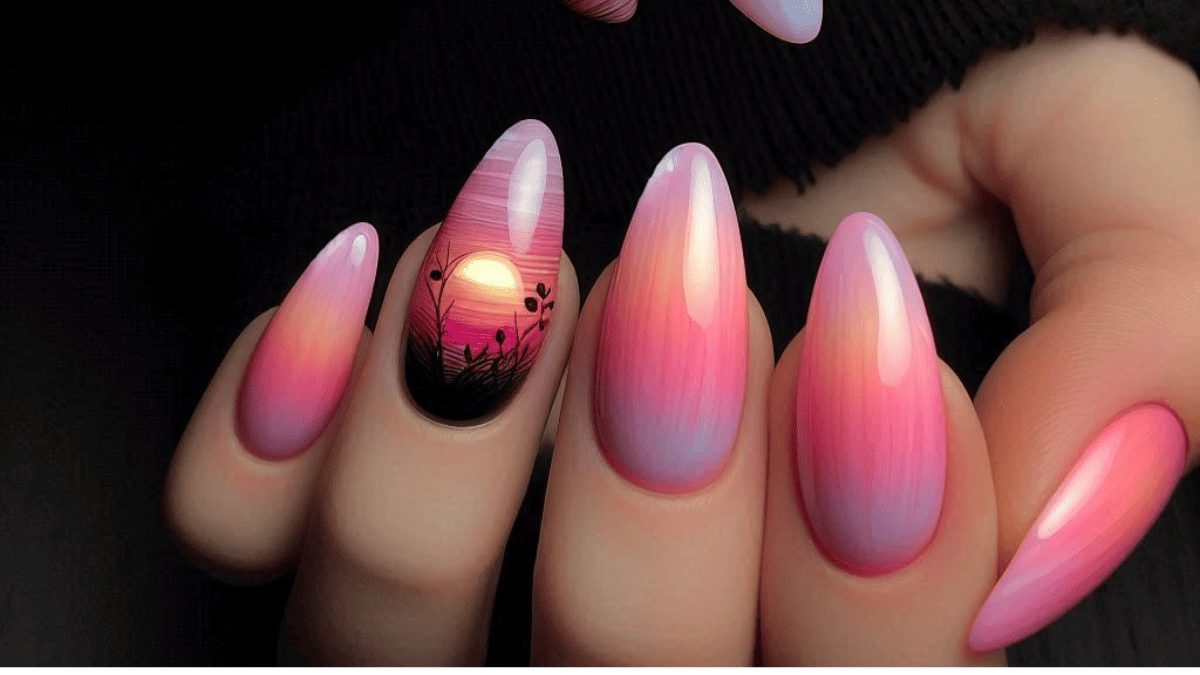 simple aura nails