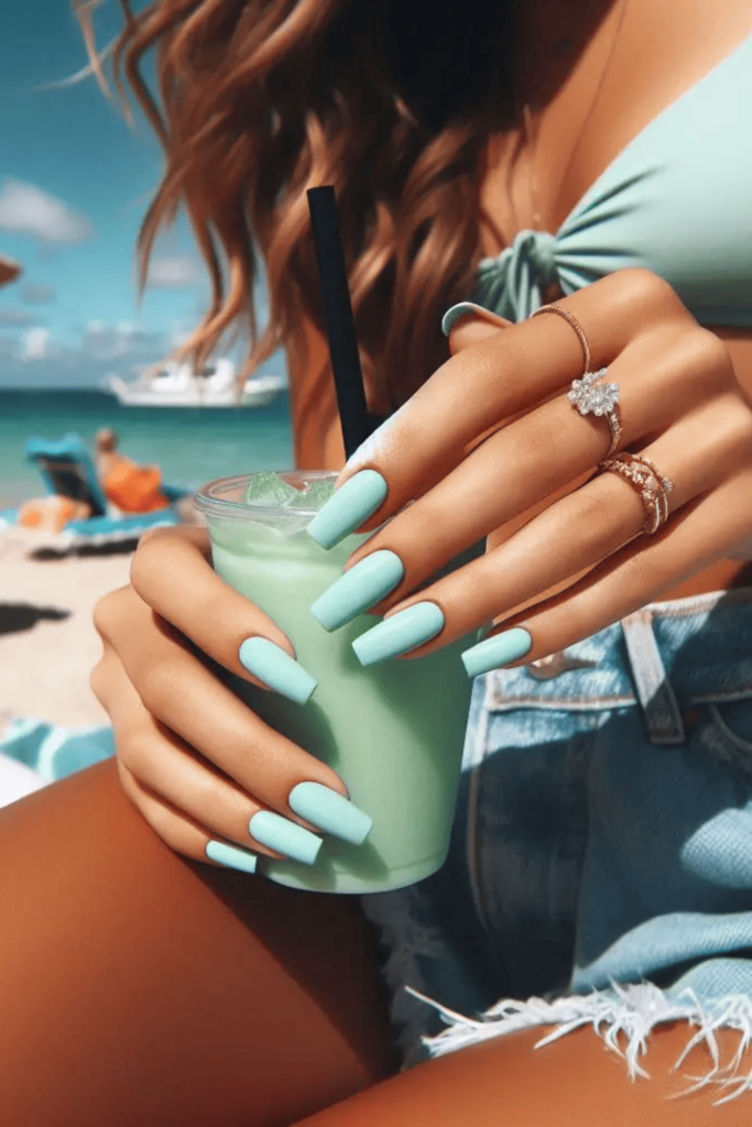 casual summer nails