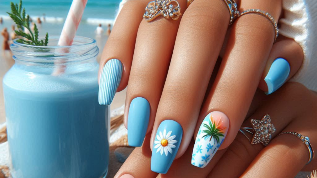 casual summer nails