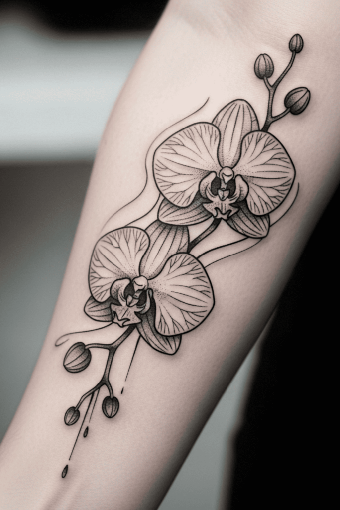 birth flower tattoos