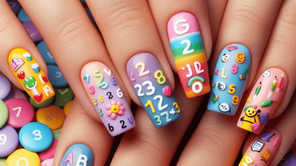 back to school nails