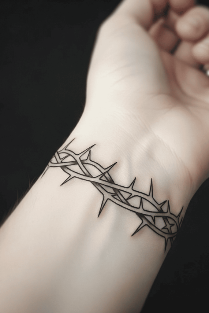 fine line christian tattoo ideas