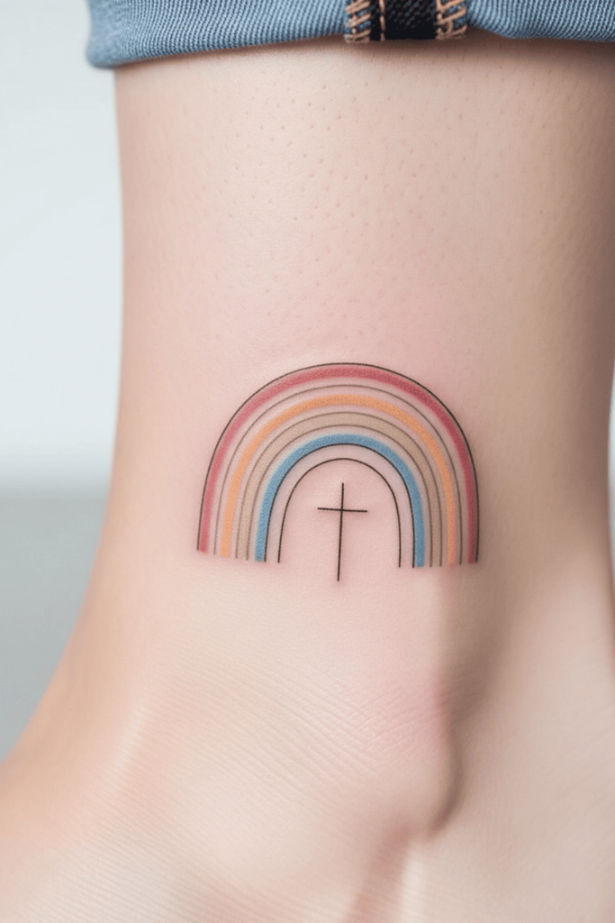 fine line christian tattoo ideas