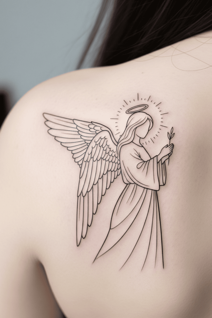 fine line christian tattoo ideas