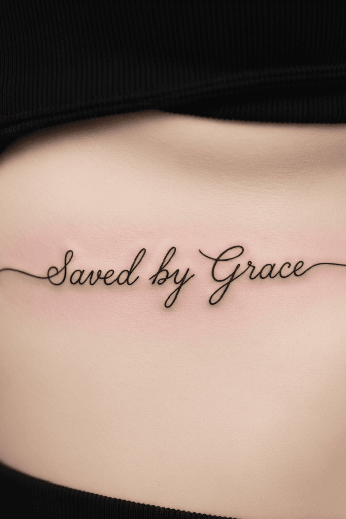 fine line christian tattoo ideas