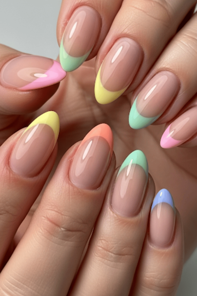 french tip nails