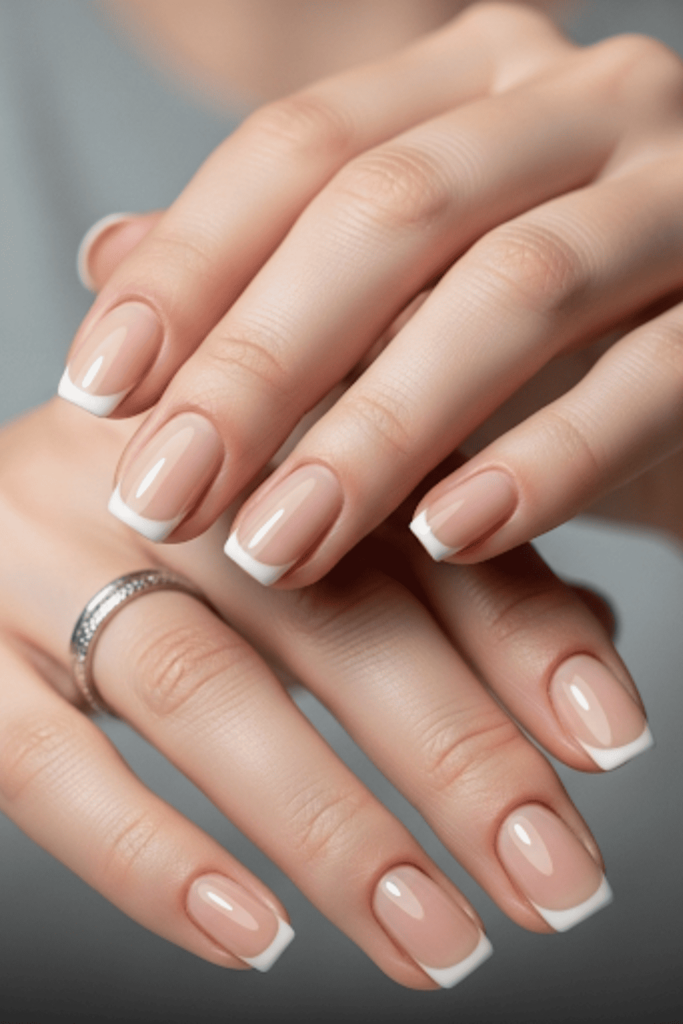 french tip nails