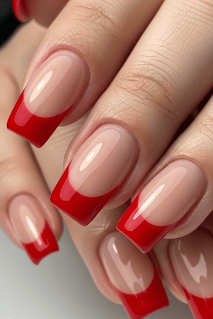 french tip nails