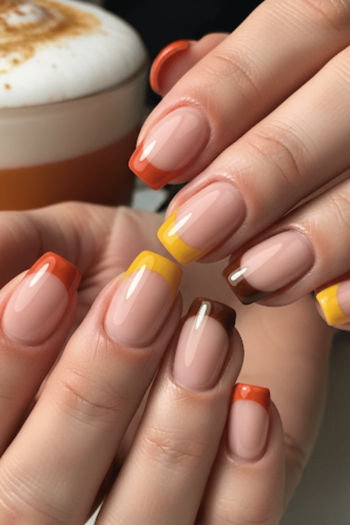 french tip nails