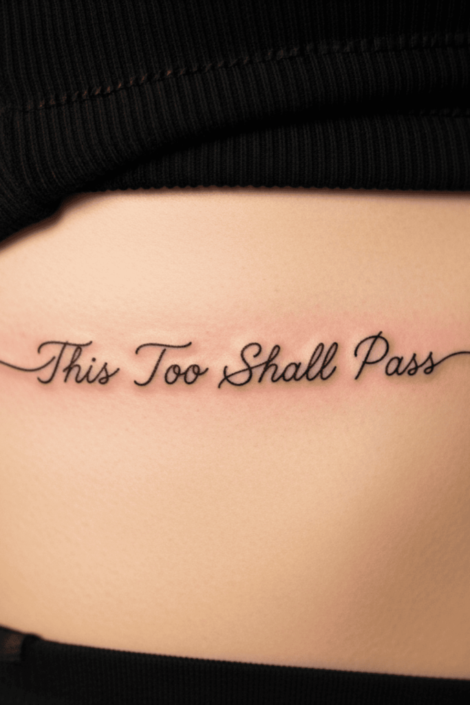 calligraphy tattoo