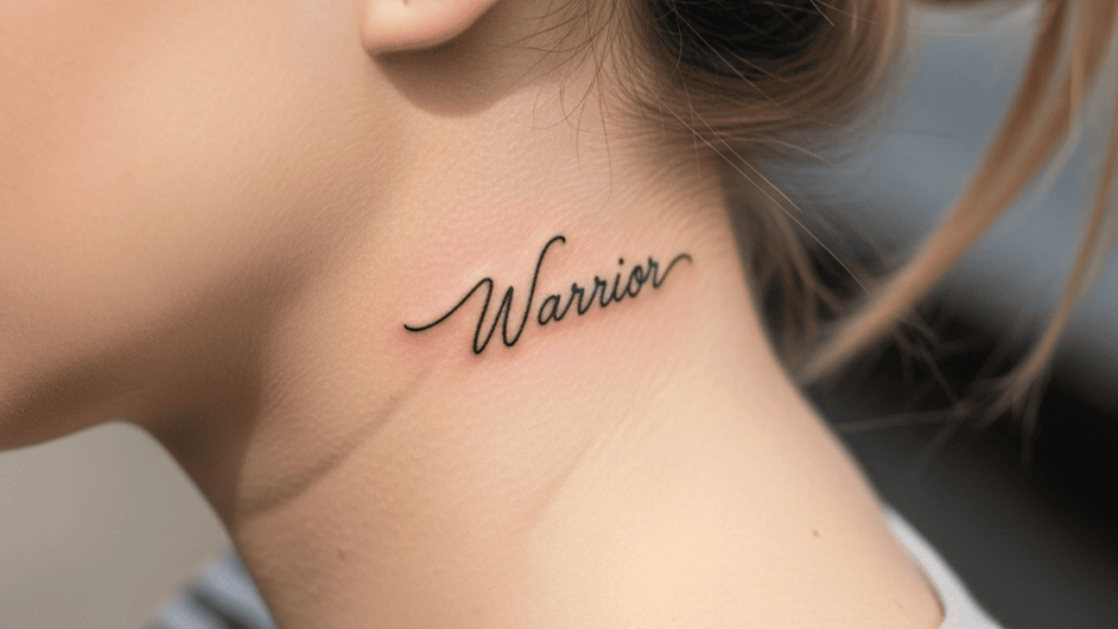 calligraphy tattoo