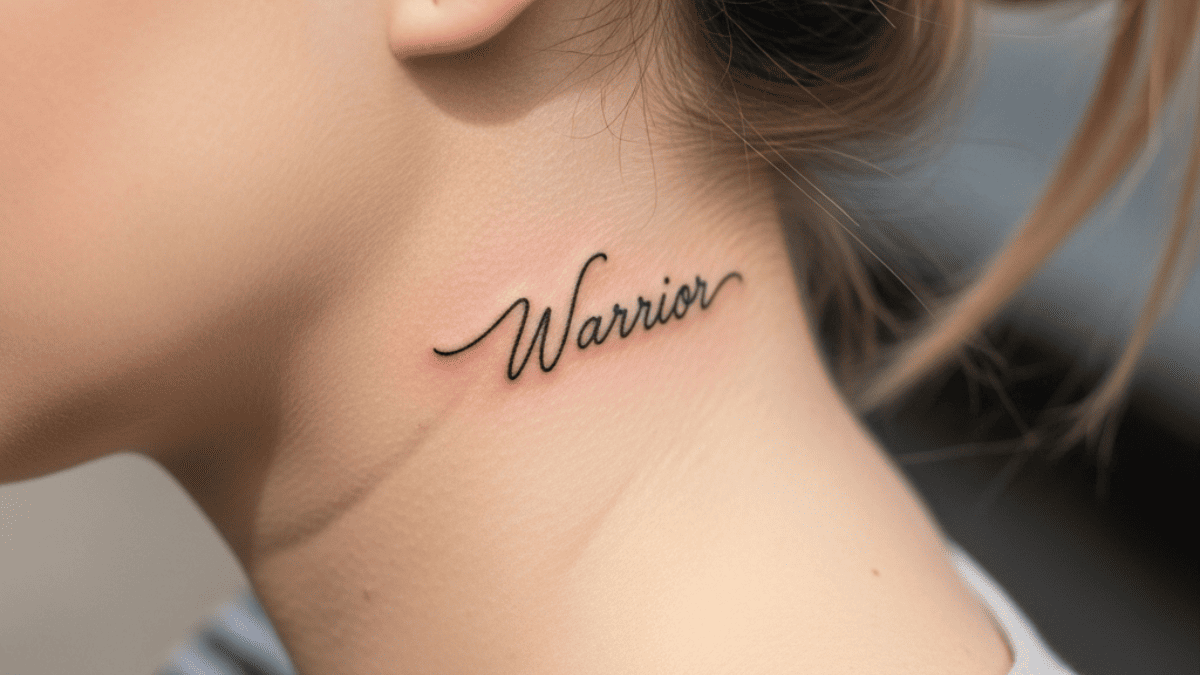 calligraphy tattoo