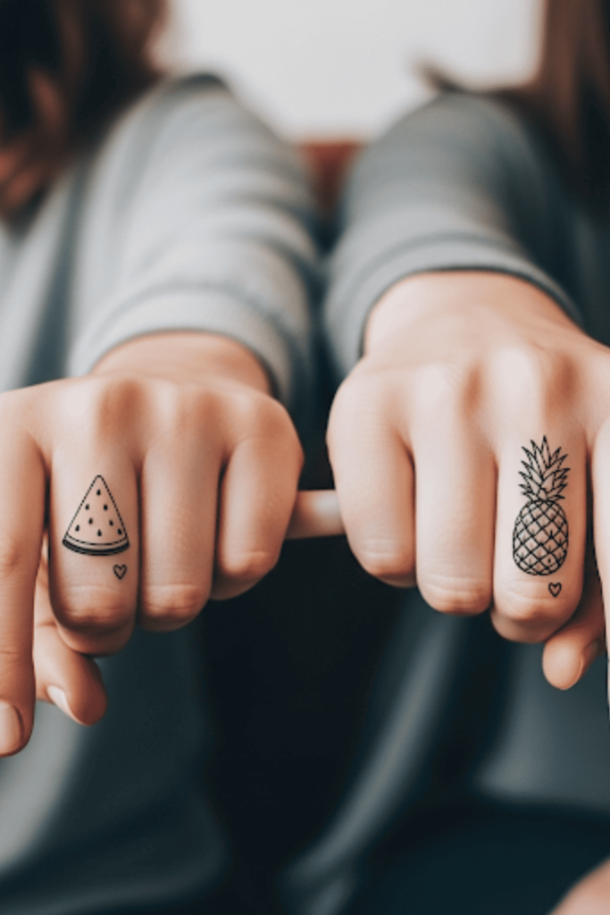 small bestie tattoos