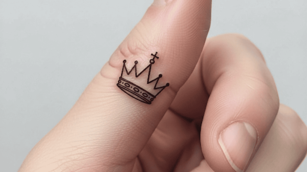 fine line hand tattoo