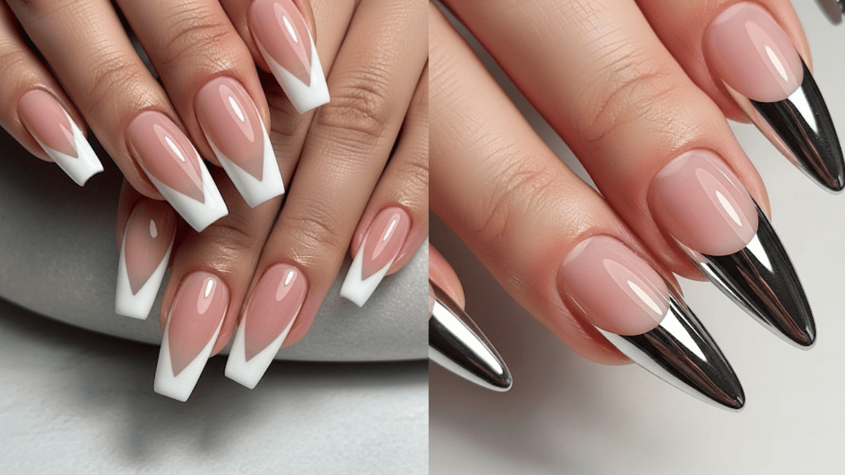 french tip nails