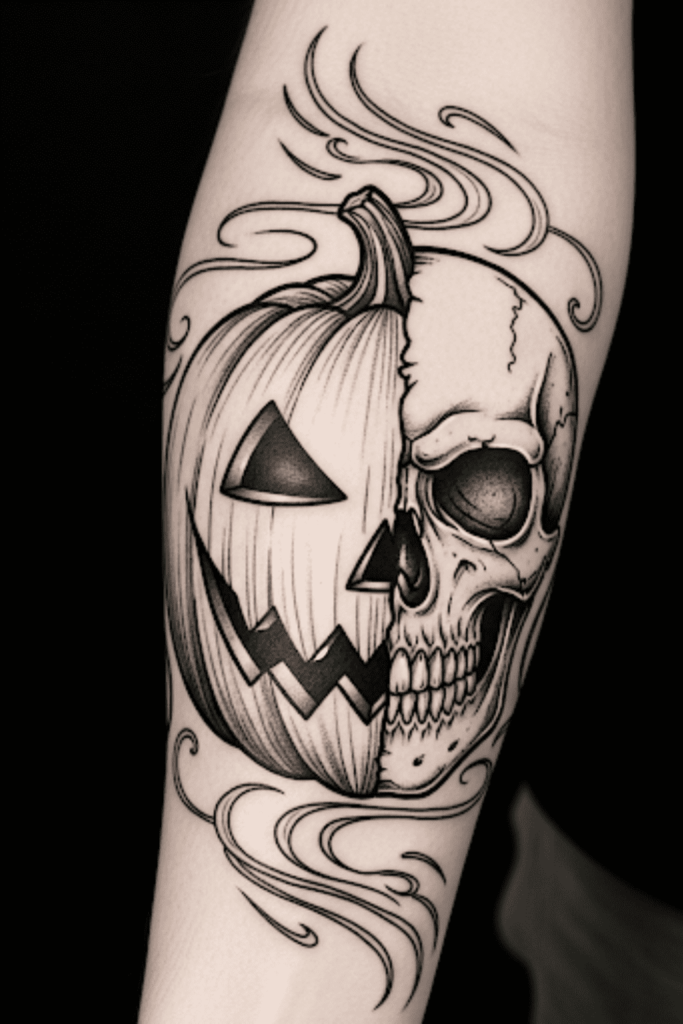 Jack O Lantern Tattoo