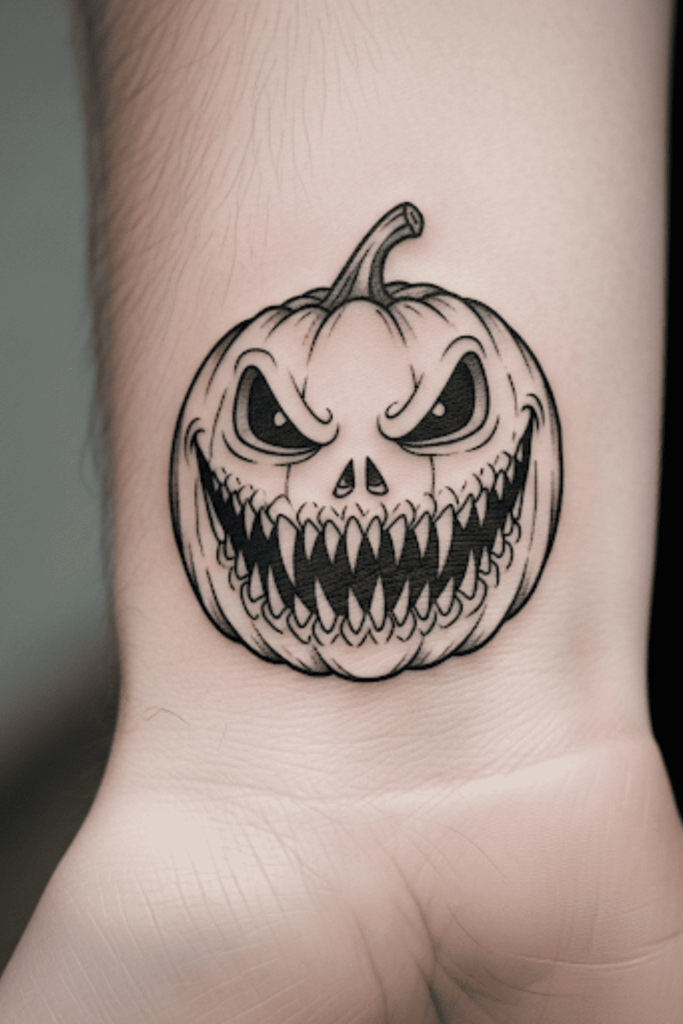 Jack O Lantern Tattoo