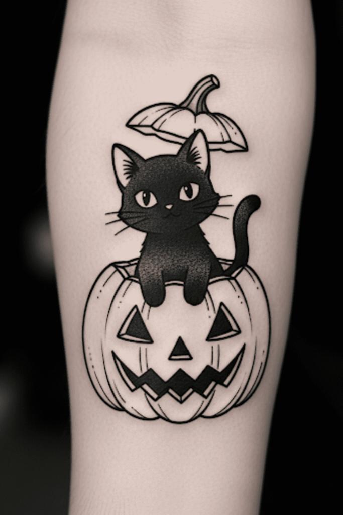 cute halloween tattoos