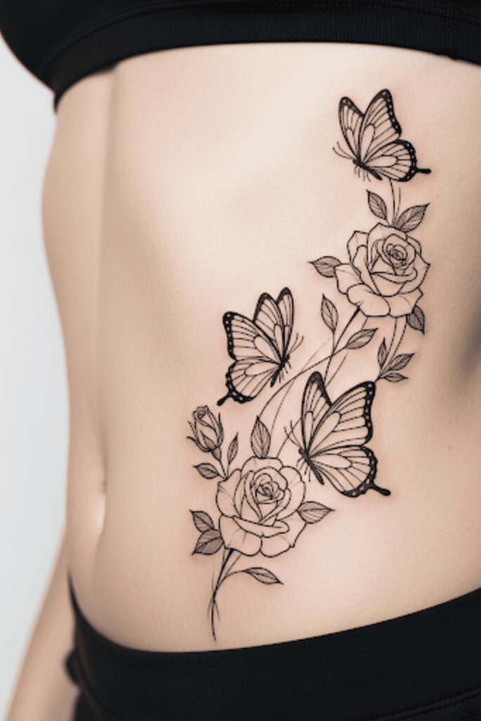 Side of Stomach Tattoo Ideas