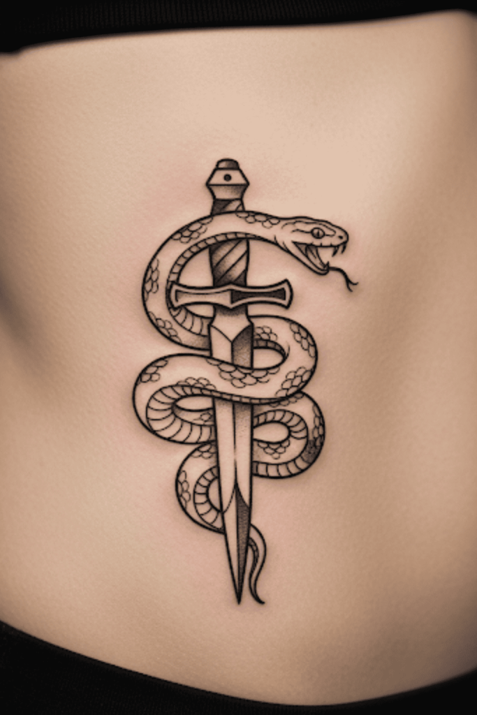 Side of Stomach Tattoo Ideas