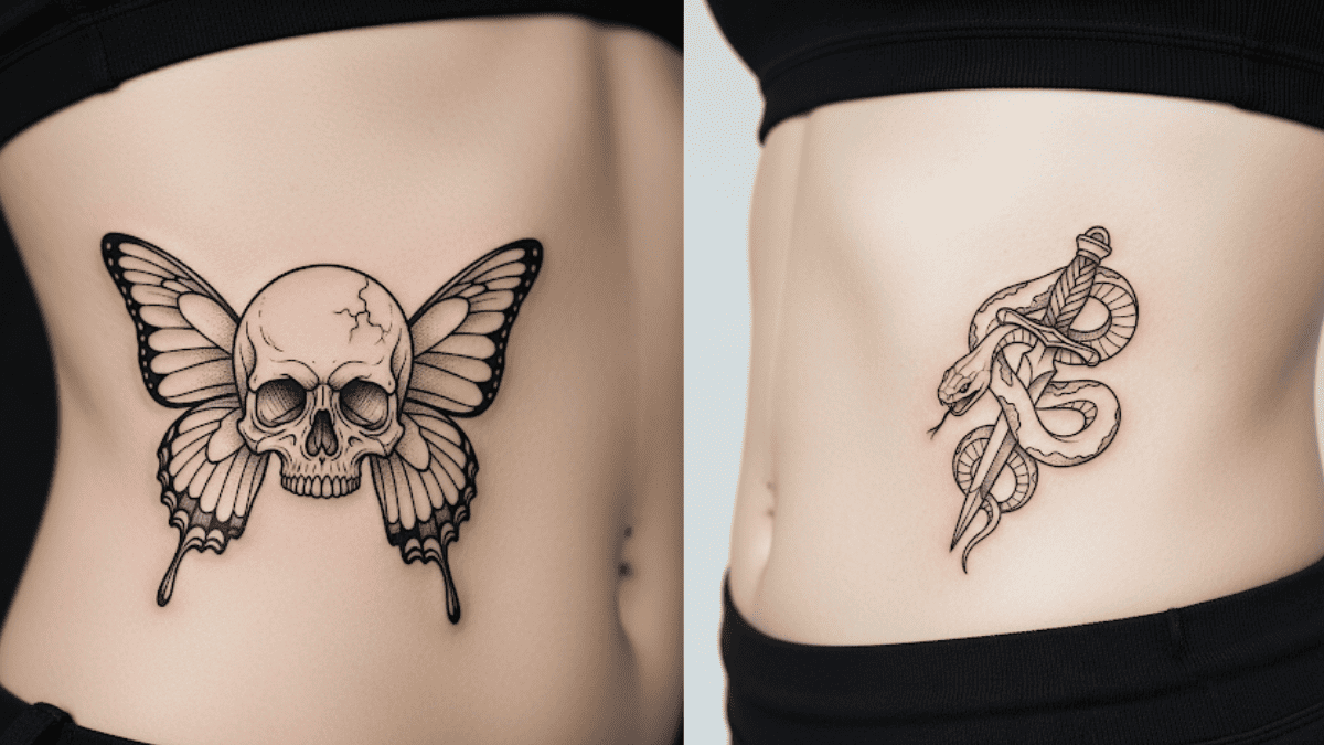 Side of Stomach Tattoo Ideas