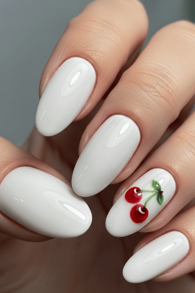 cherry nails