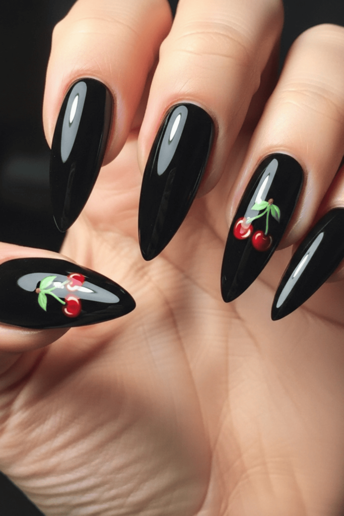 cherry nails