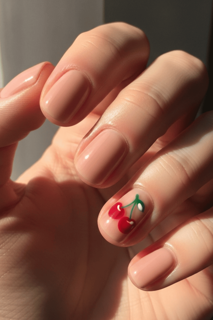 cherry nails