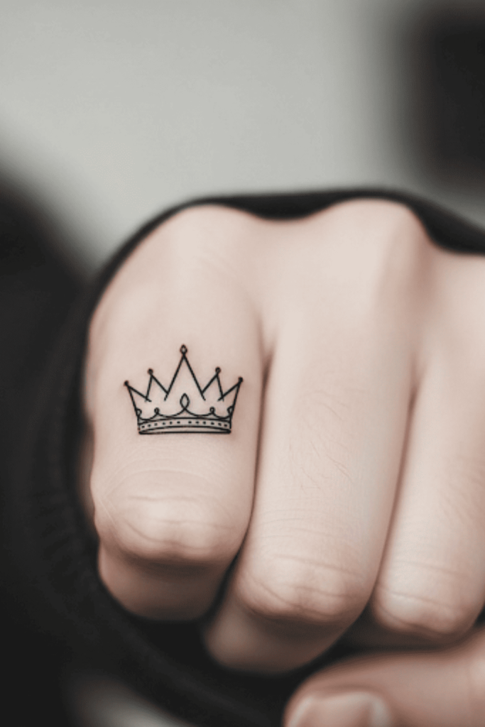 fine line hand tattoo