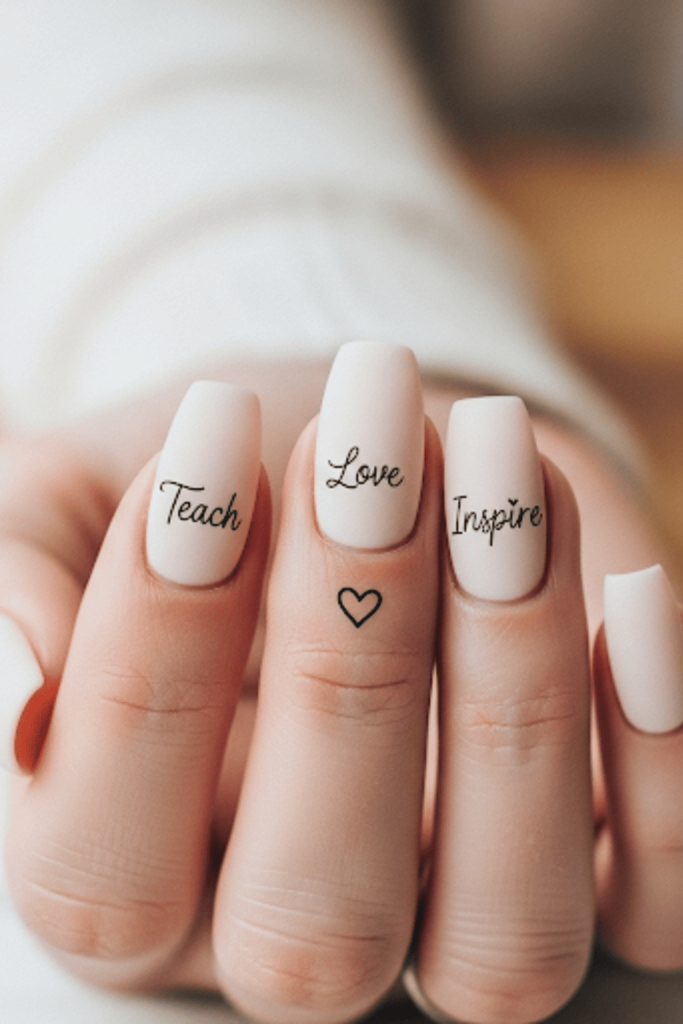 teacher nails