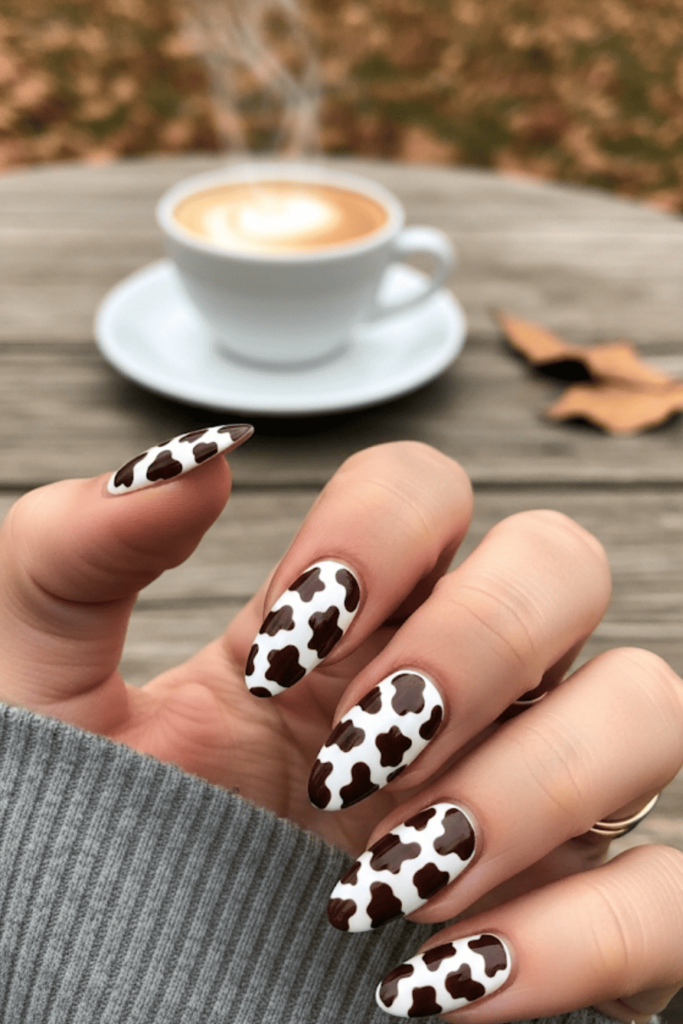 brown nails