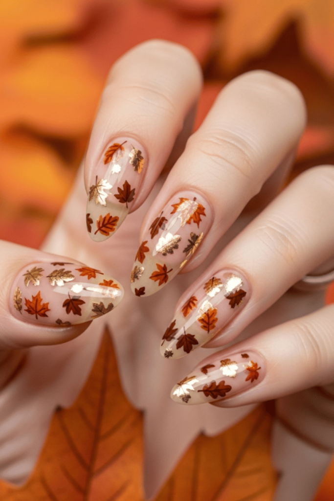 brown nails