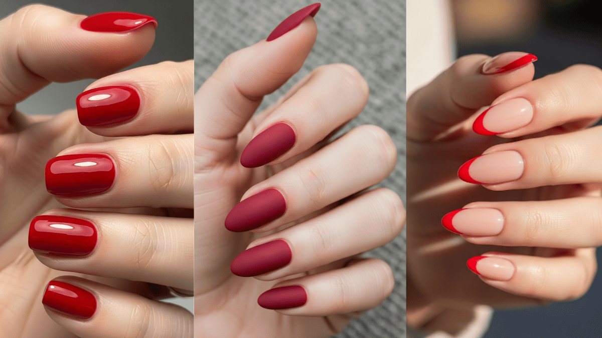 red nails