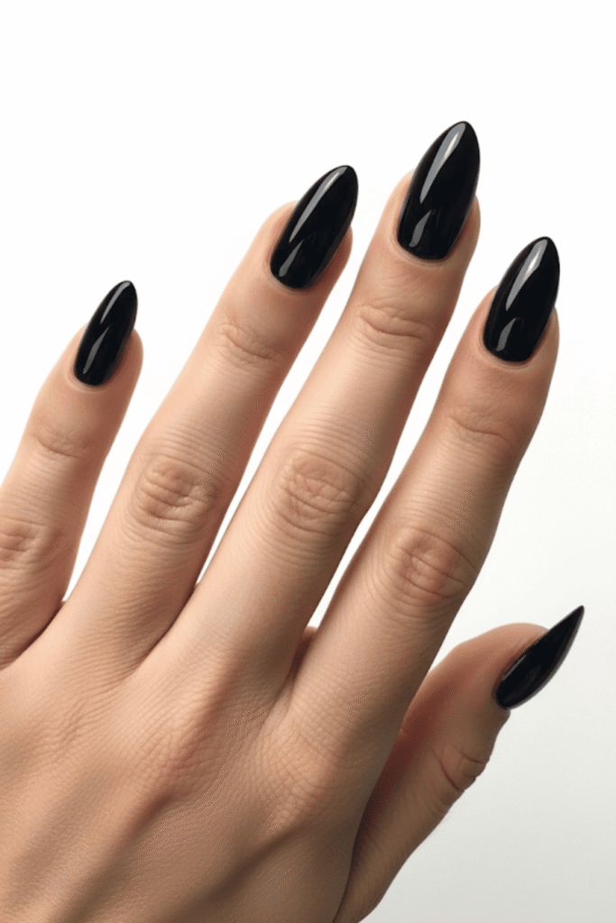 black nails