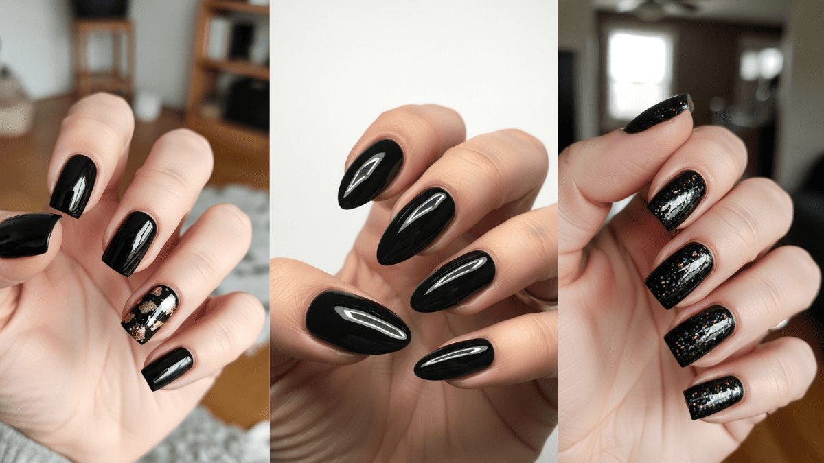 black nails