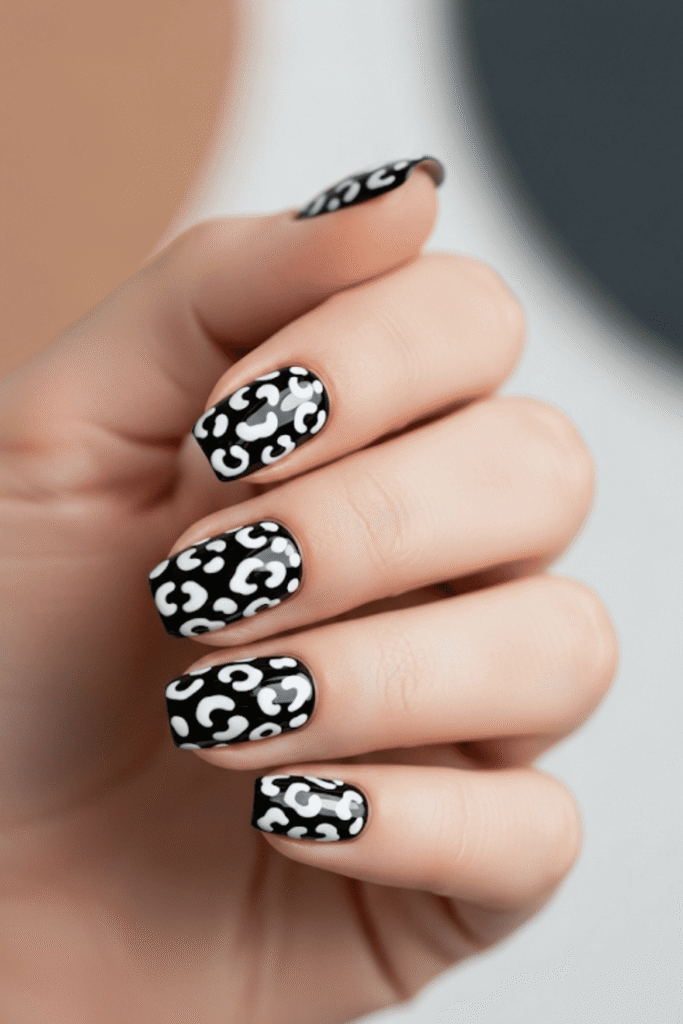 black nails